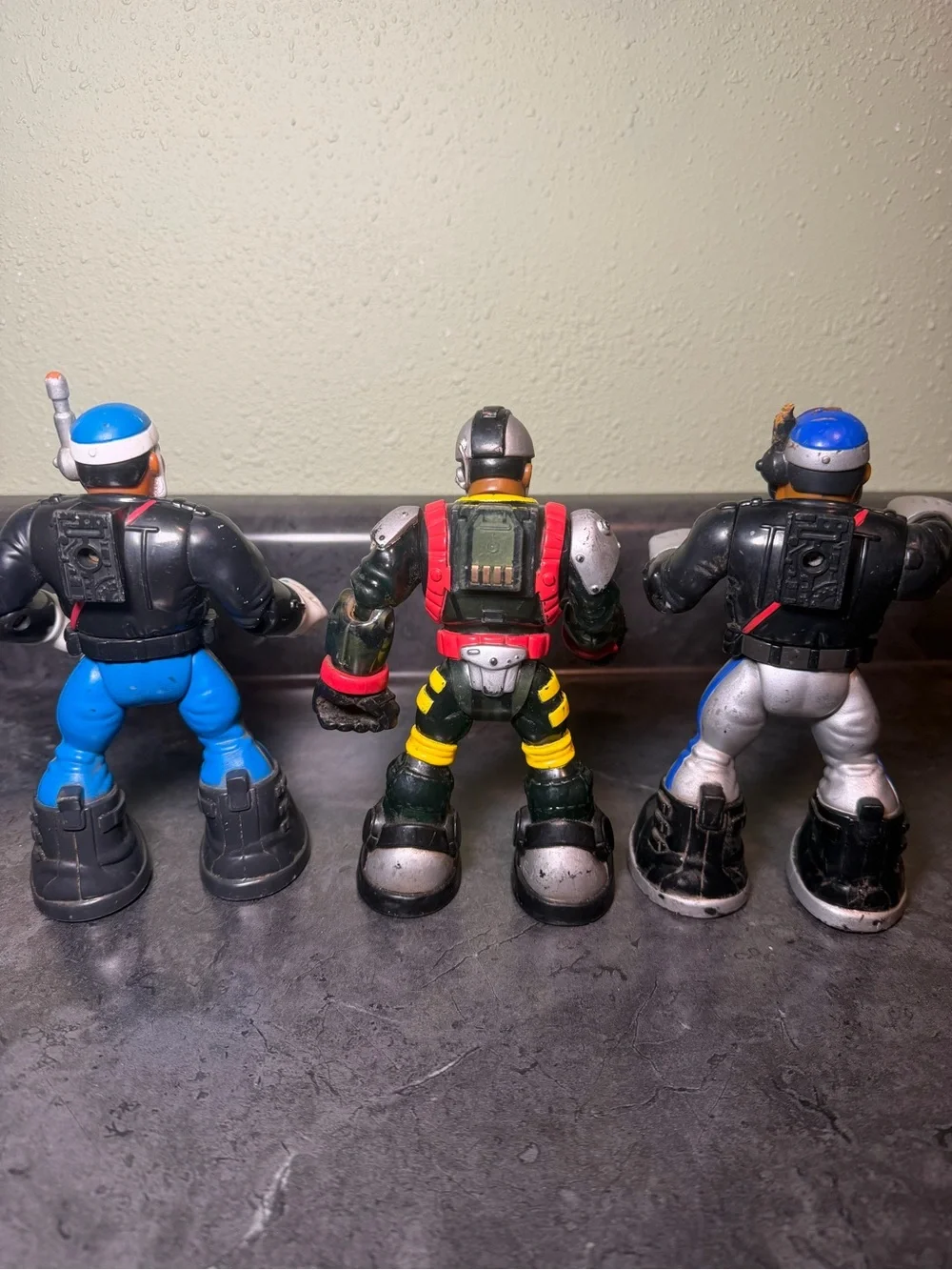 Vintage Mattel Rescue Heroes Lot Of 3, Jake Justice X2 , Rocky Canyon,90s Action